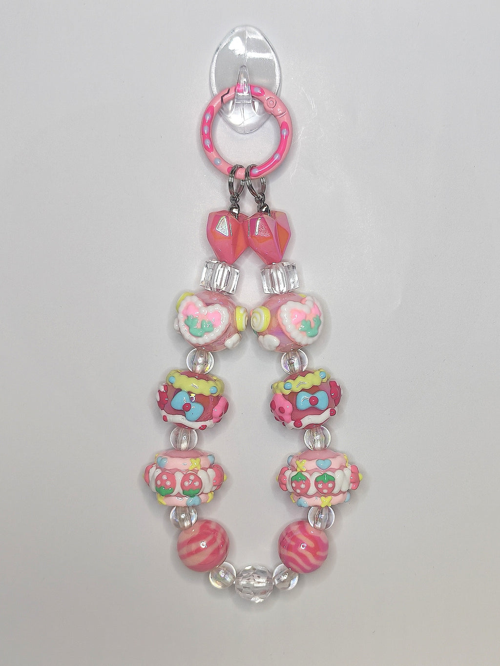 Candy Cake Charm – Handgefertigter Kawaii Schlüsselanhänger
