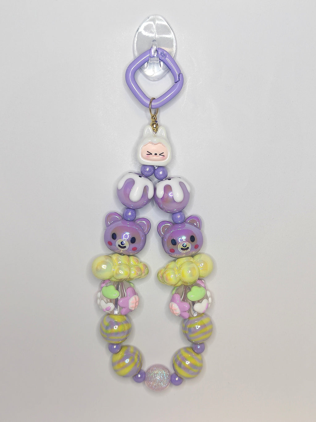Sweet Bear Dream Charm – Handgefertigter Kawaii Schlüsselanhänger