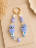 Blueberry Kawaii Friends Charm – Handgefertigter Taschen- & Schlüsselanhänger