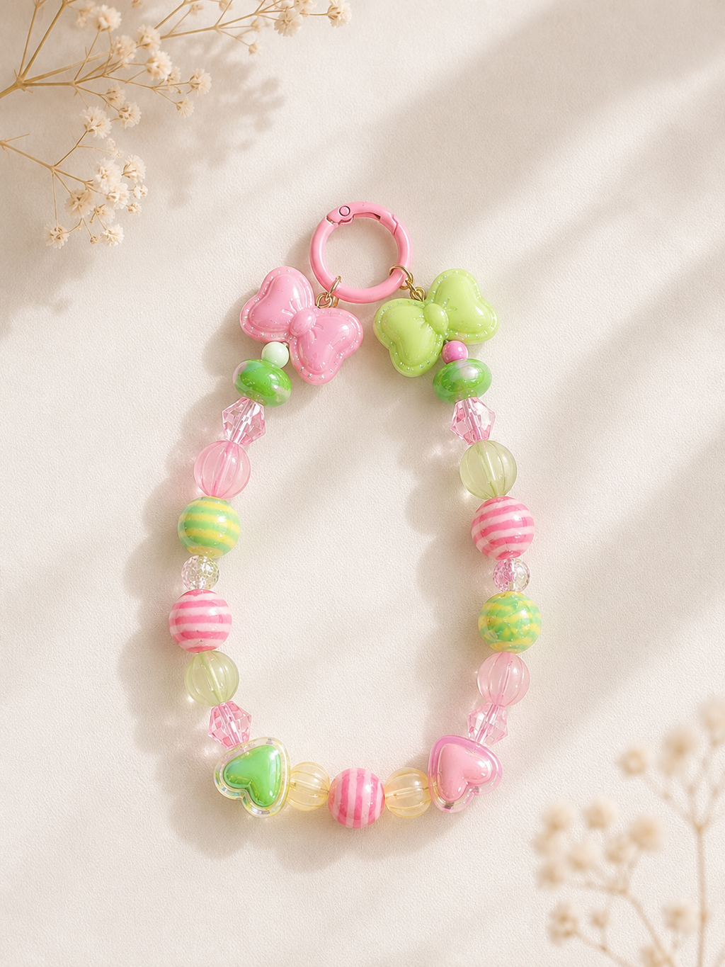 Pastel Candy Charm – Handgefertigter Taschen- & Schlüsselanhänger