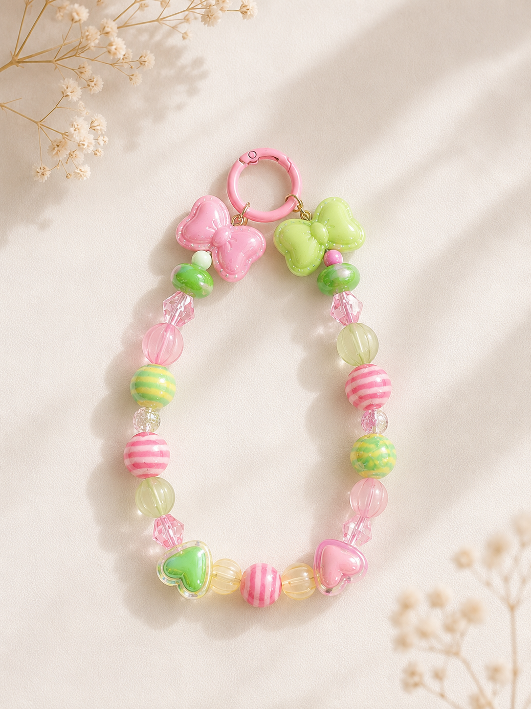Pastel Candy Charm – Handgefertigter Taschen- & Schlüsselanhänger