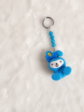 Blauer Hasen Charm Anhänger – Handmade