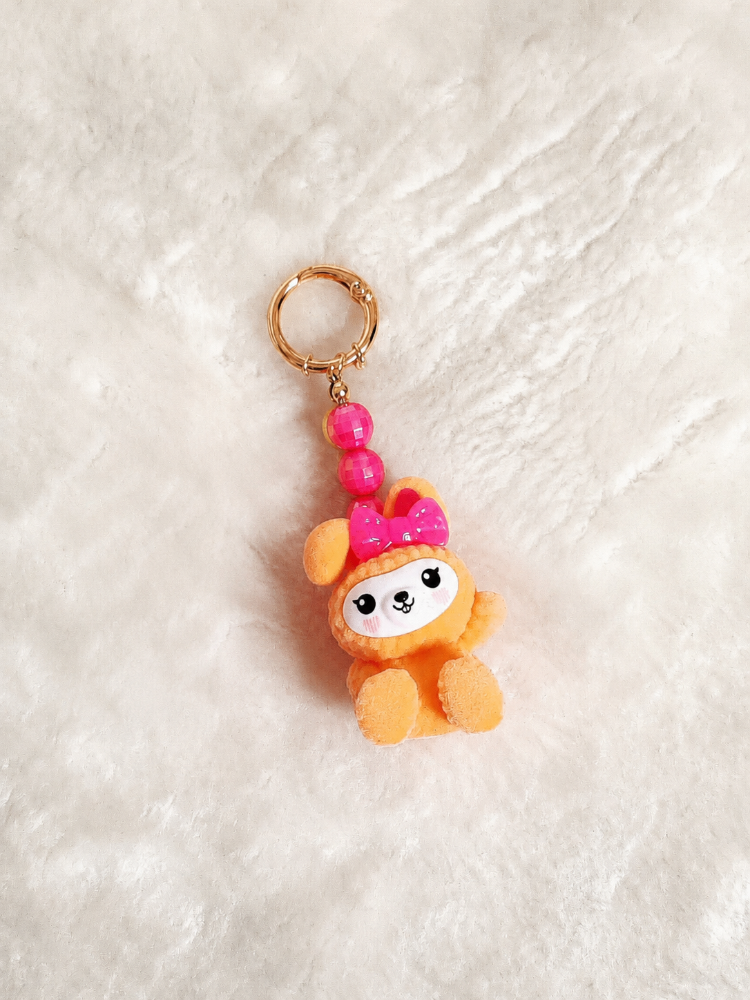 Süßer Hasen Charm Anhänger – Handmade