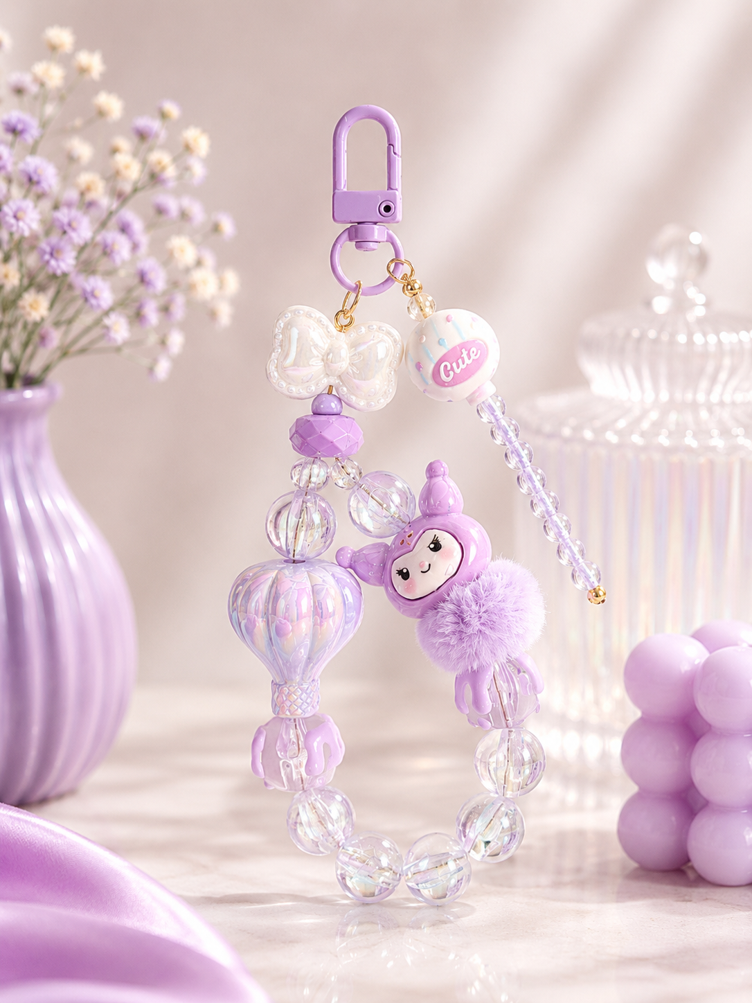 Lavender Dream Balloon Charm – Kawaii Edition