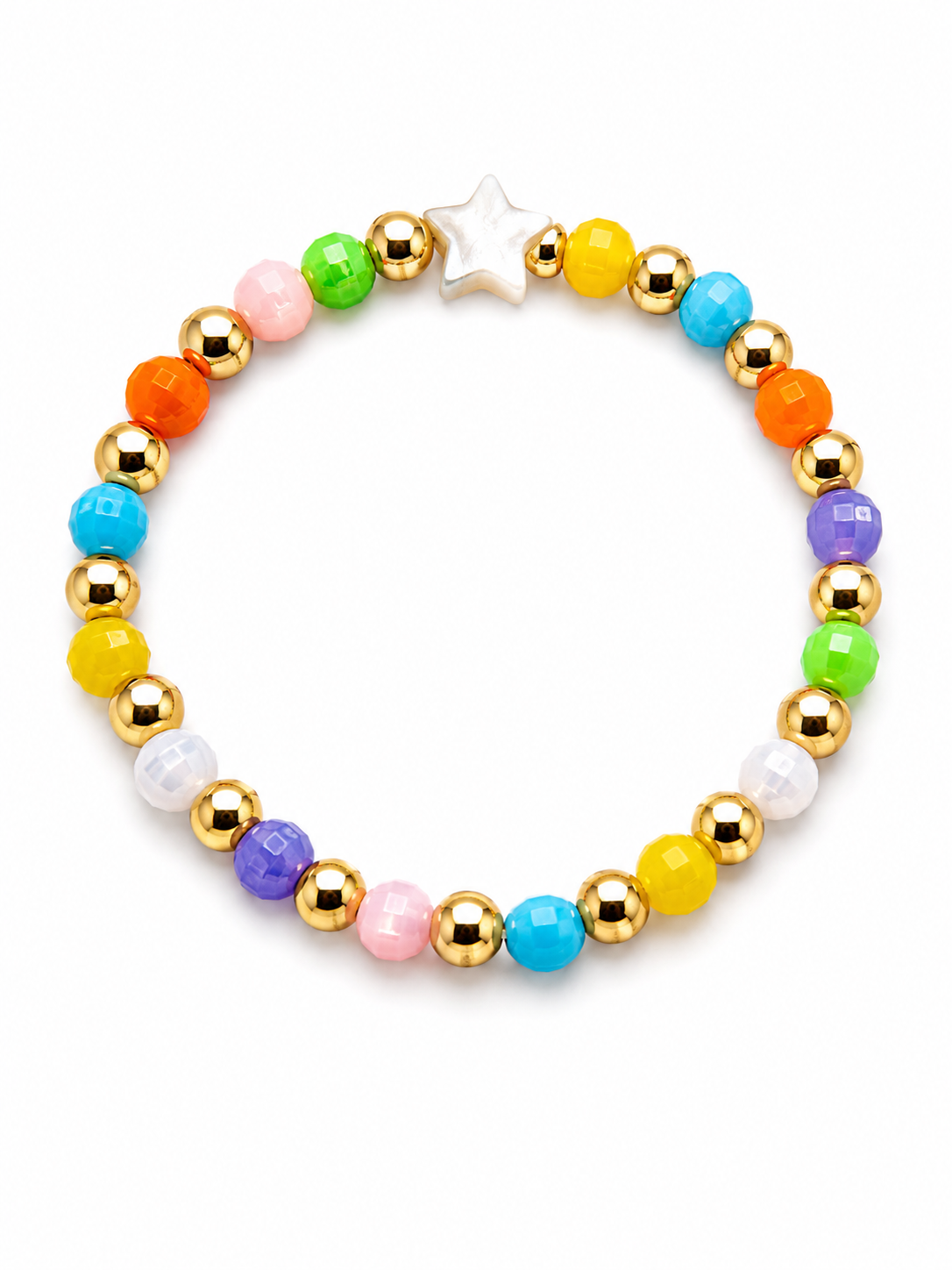 Rainbow Star Armband