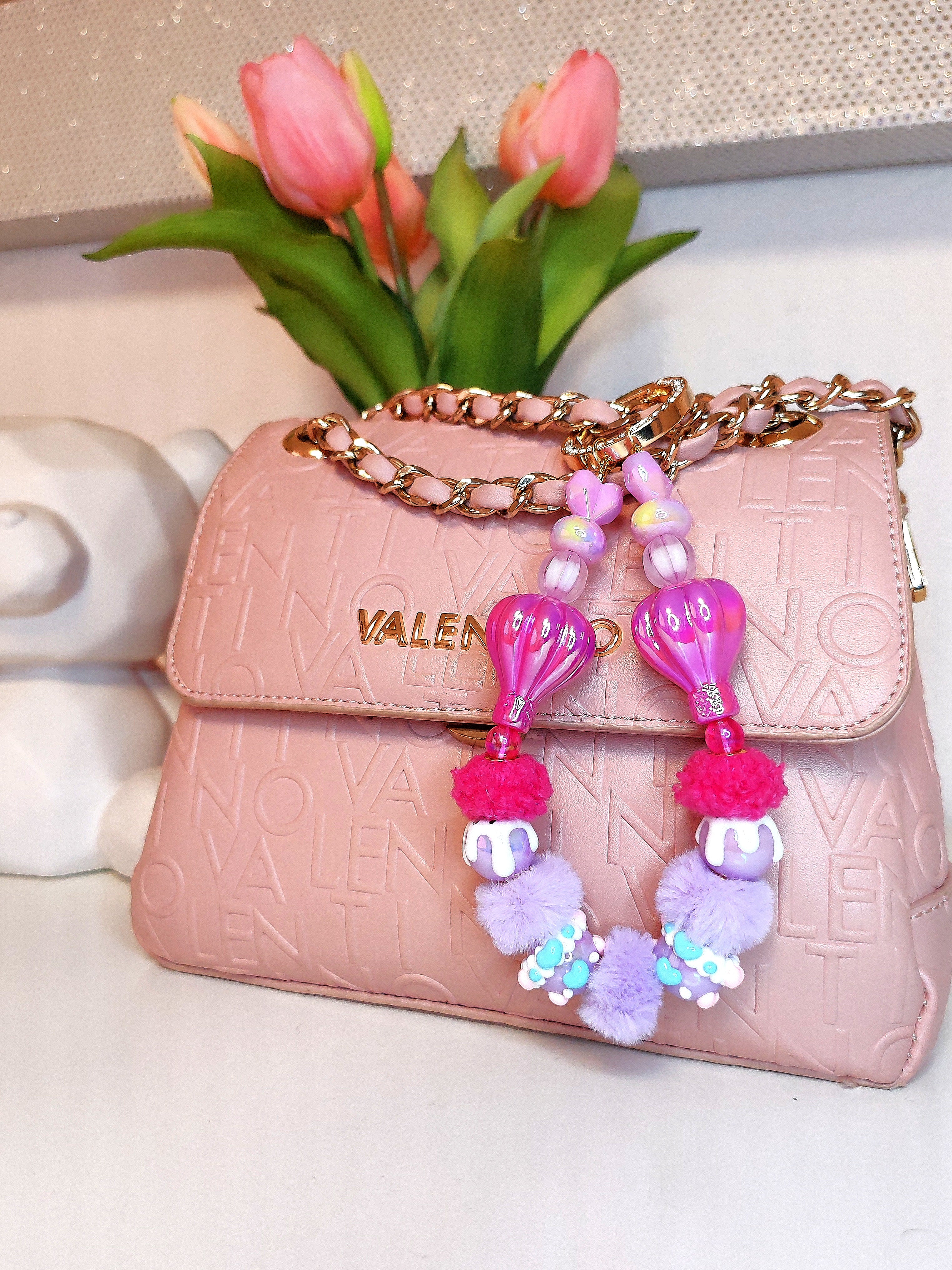 Candy Sky Charm Anhänger – Pink Balloon Edition