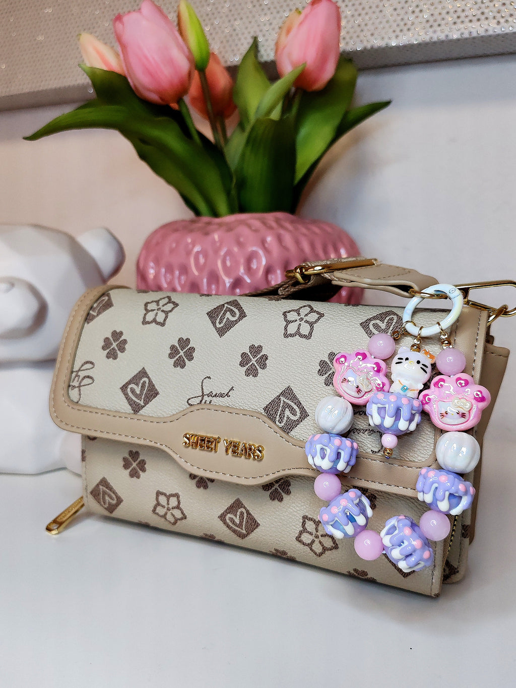 Kawaii Cupcake Charm Anhänger – Sweet Kitty Edition