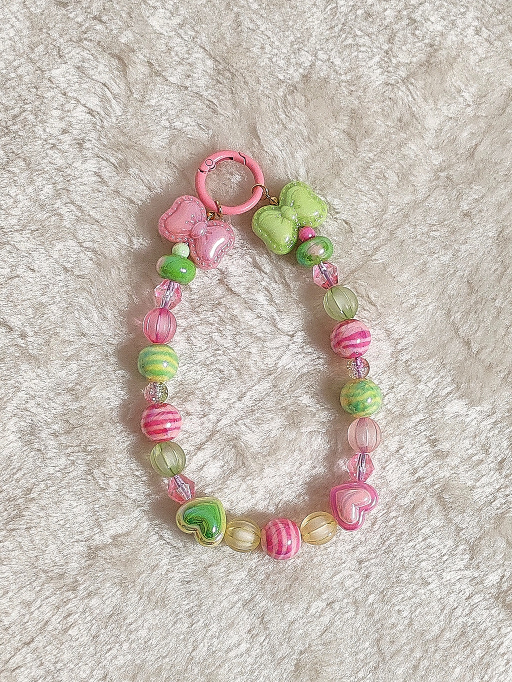 Pastel Candy Charm – Handgefertigter Taschen- & Schlüsselanhänger