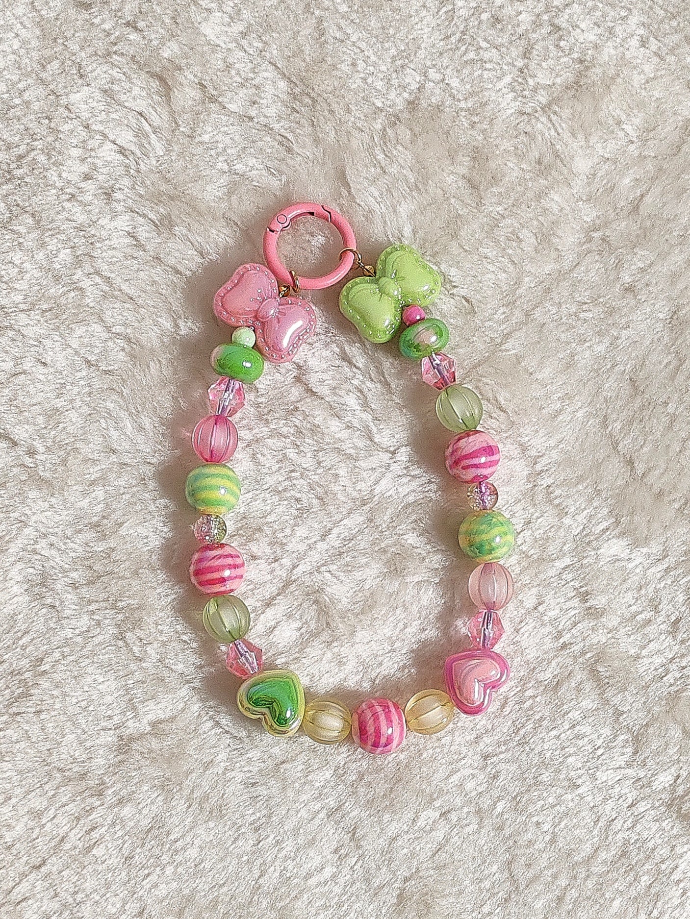Pastel Candy Charm – Handgefertigter Taschen- & Schlüsselanhänger
