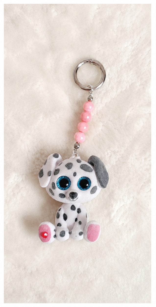 Dalmatiner Charm Anhänger – Handmade