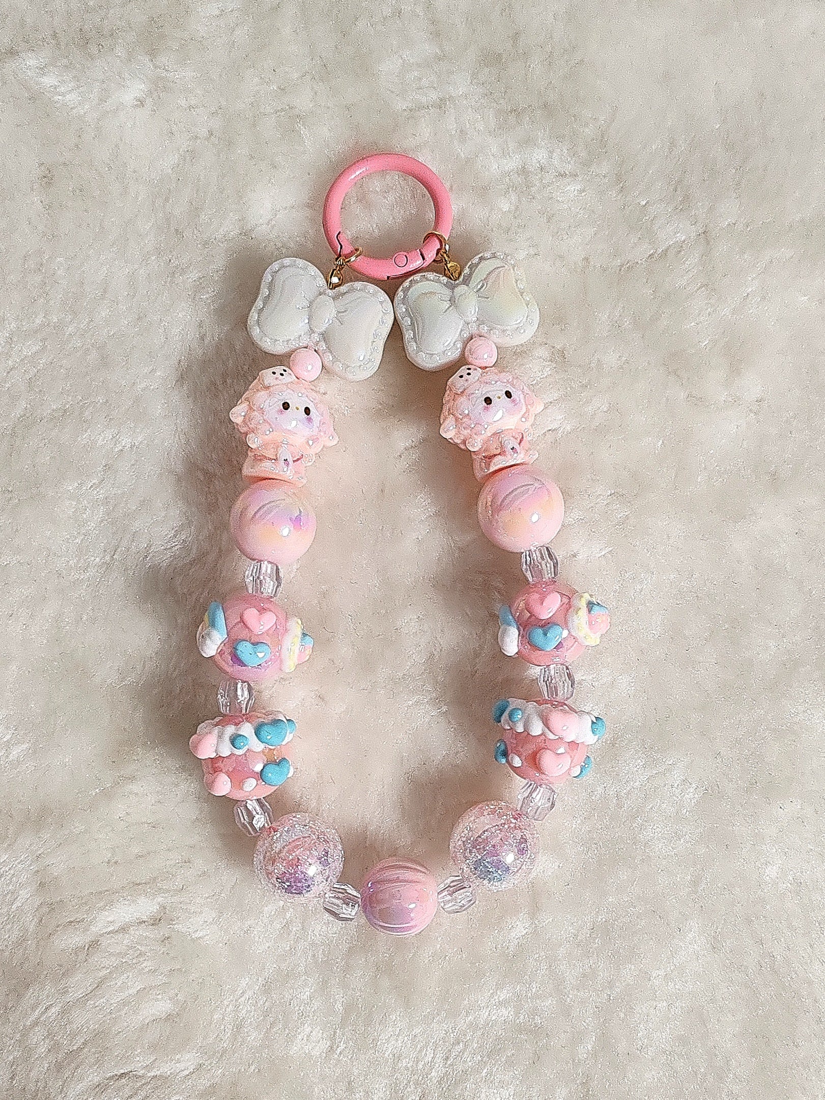 Kawaii Dream Charm – Handmade Taschen- & Schlüsselanhänger