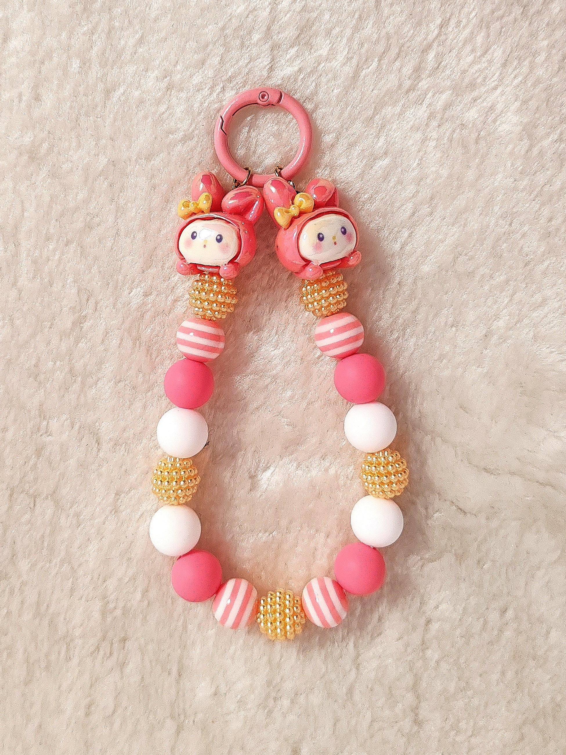 My Melody Dream Charm – Handgefertigter Kawaii Schlüsselanhänger