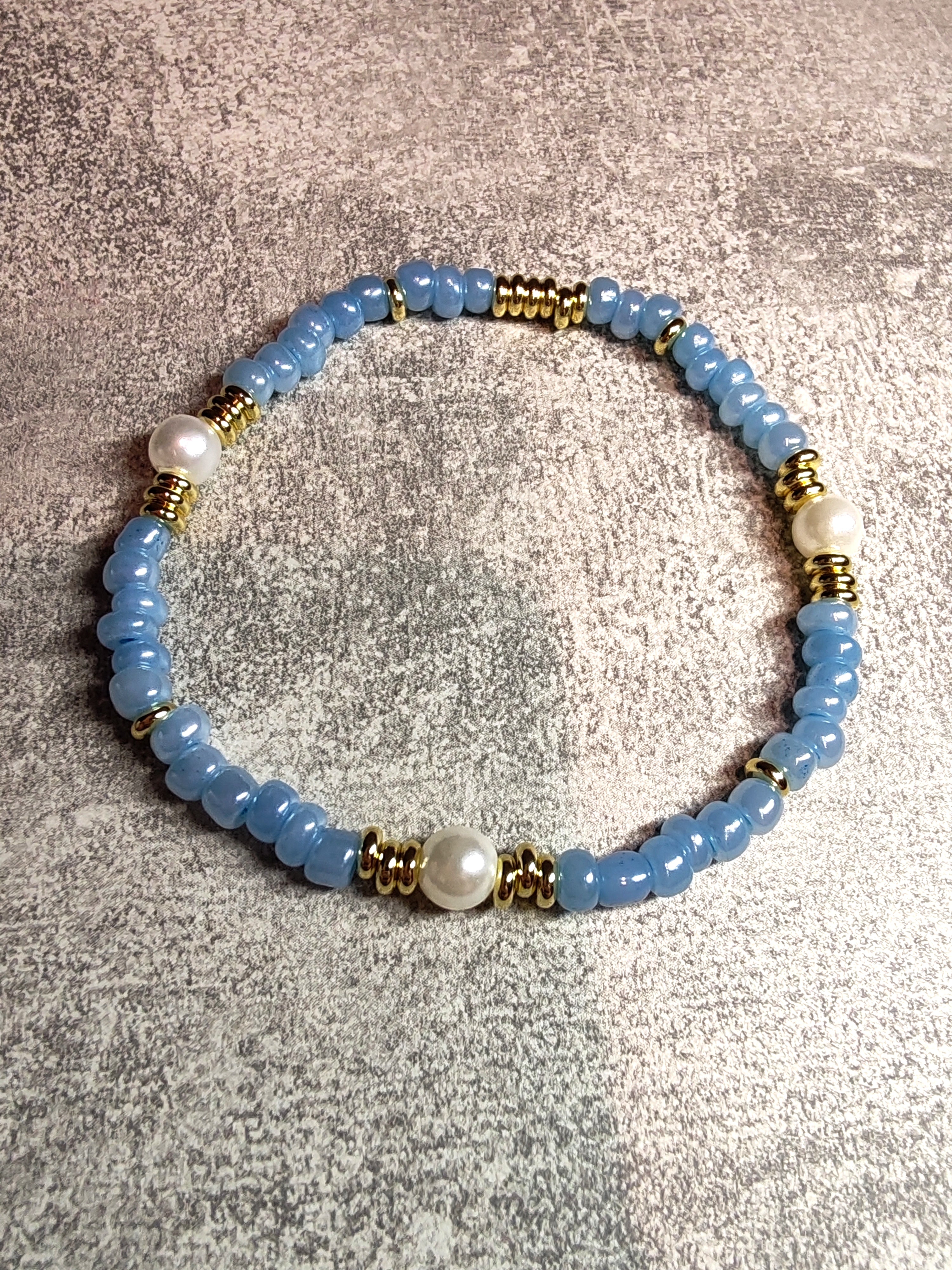 Sky Pearl Armband