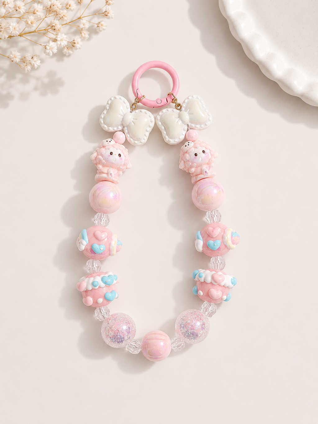 Kawaii Dream Charm – Handmade Taschen- & Schlüsselanhänger