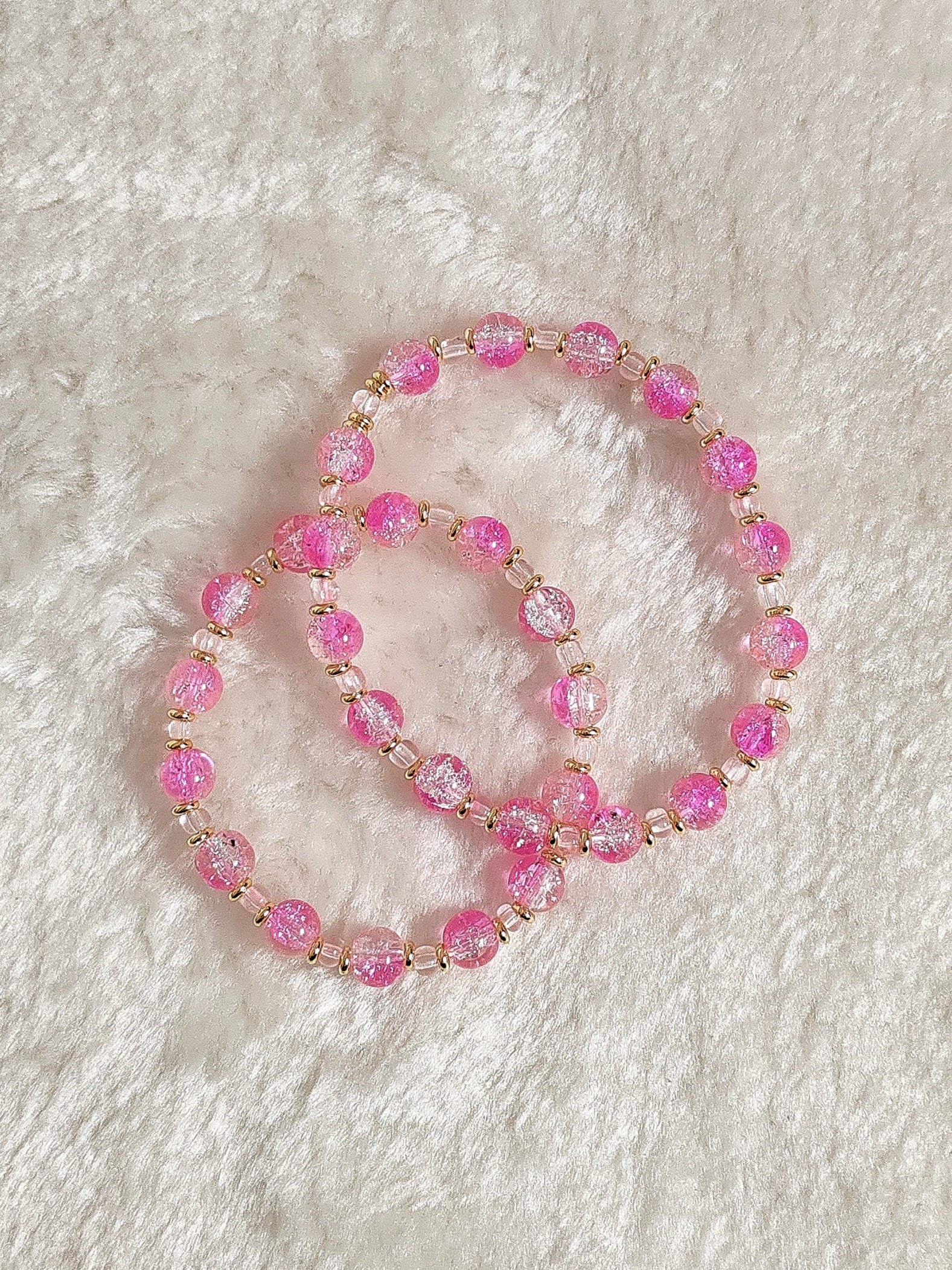 Pink Sparkle Armband