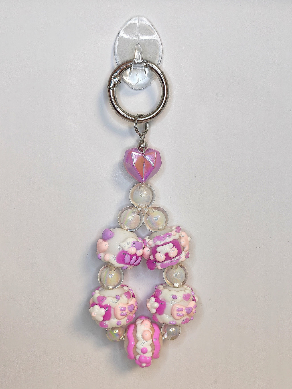 Sweet Hearts Mini Charm – Handgefertigter Kawaii Schlüsselanhänger