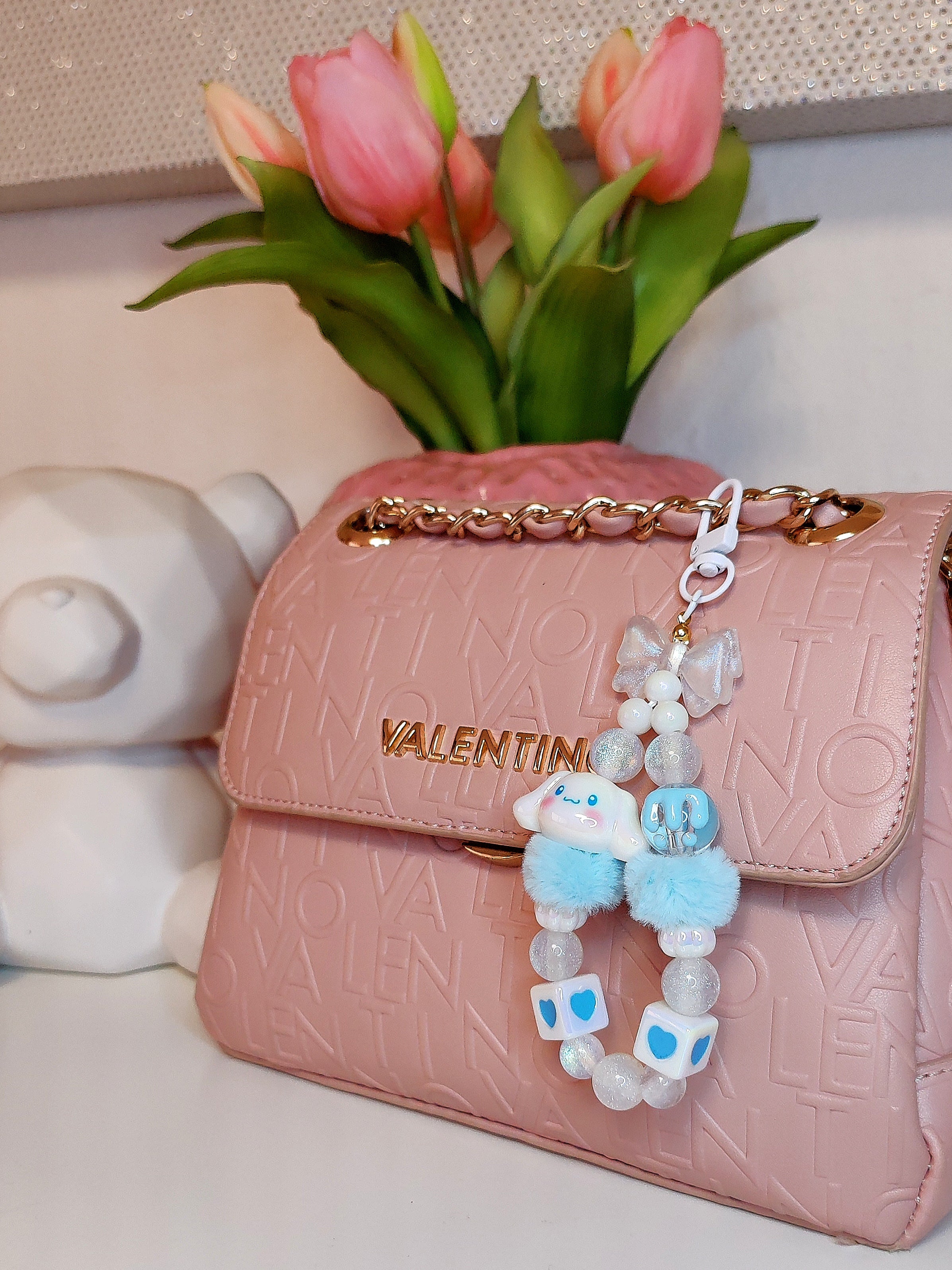 Cinnamoroll Sky Dream Charm – Handgefertigter Taschen- & Schlüsselanhänger