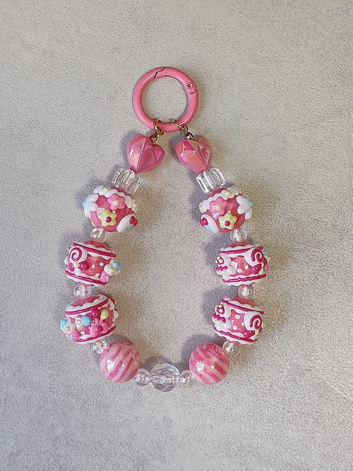 Candy Cake Charm – Handgefertigter Kawaii Schlüsselanhänger