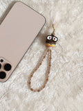 Handgemachter Handy-Anhänger – Chocolate Cake Charm